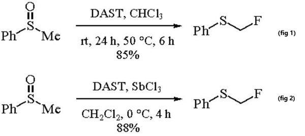 Fluoromethylphenylsulfide synthesis route