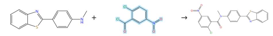 2-氯-5-硝基苯甲酰氯的酰胺化反應(yīng)