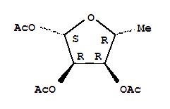 Molecular Structure of 62211-93-2 (1,2,3-Triacetyl-5-deoxy-D-ribose)