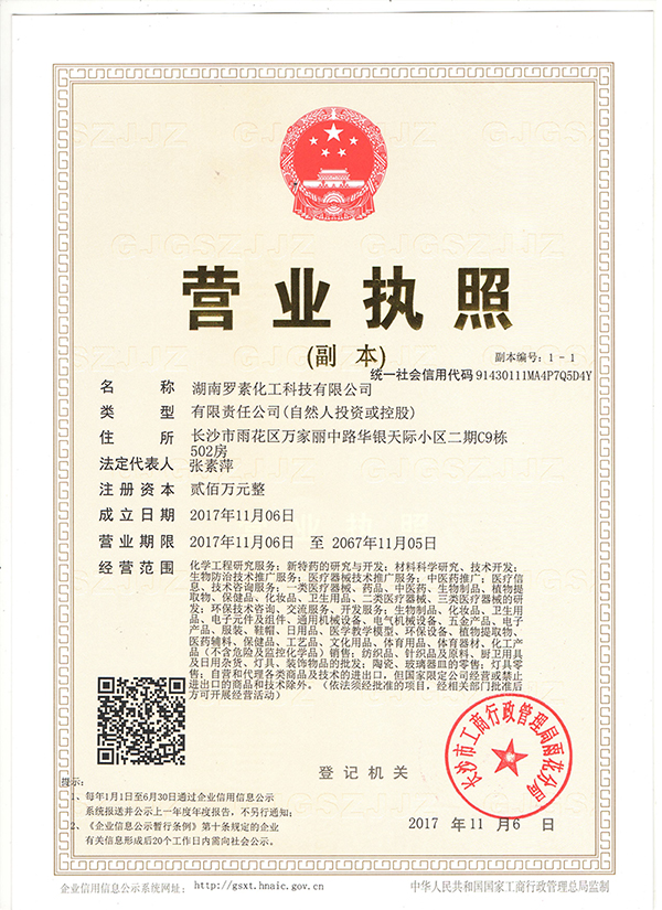 Business License Of EnterpriseLegal Person