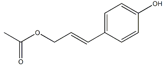 3-(4-hydroxyphenyl)prop-2-enyl acetate