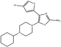 4-(4-chlorothiophen-2-yl)-5-(4-cyclohexylpiperazin-1-yl)thiazol-2-amine