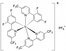 [Ir (dF (CF3) ppy)2(5, 5 DCF)3Bpy)] PF6