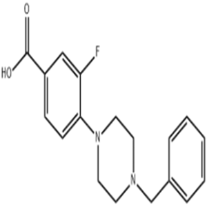 4-(4-Benzyl-1-piperazinyl)-3-fluorobenzoic Acid