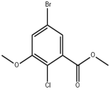 Methyl 2-chloro-3-methoxy-5-bromobenzoate