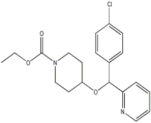 ethyl 4-[(4-chlorophenyl)-(2-pyridyl)Methoxy]piperidine-1-carboxylate