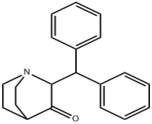 2-(diphenyl-methyl-)-quinuclidin-3-one