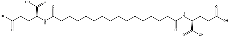 L-Glutamic acid, N,N'-(1,16-dioxo-1,16-hexadecanediyl)bis-