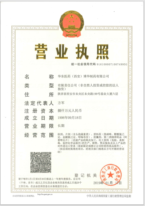 Business License Of EnterpriseLegal Person