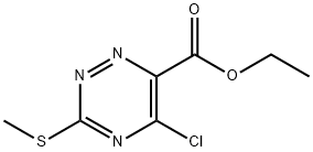 Ethyl 5-chloro-3-(methylsulfanyl)-1,2,4-triazine-6-carboxylate