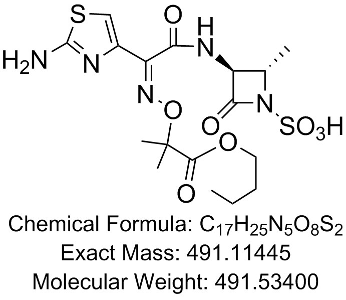 Aztreonam N-Butyl Ester