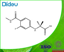 N-[3-Fluoro-4-[(methylamino)carbonyl]phenyl]-2-methylalanine 