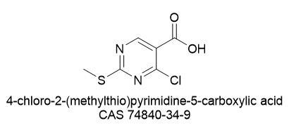 4-Chloro-2-(methylthio)-5-pyrimidinecarboxylic acid 