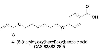 4-((6-(acryloyloxy)hexyl)oxy)benzoic acid