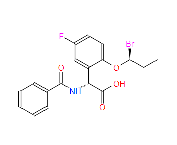 (R,S)-N-benzoyl-2-((2R)-1-bromopropoxy)-5-fluorophenylglycine