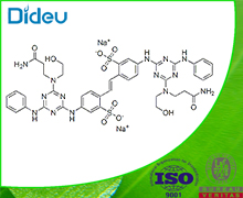 disodium 4,4'-bis[[4-anilino-6-[(2-carbamoylethyl)(2-hydroxyethyl)amino]-1,3,5,-triazin-2-yl]amino]stilbene-2,2'-disulphonate 