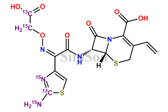 [13C3, 15N2]-Cefixime