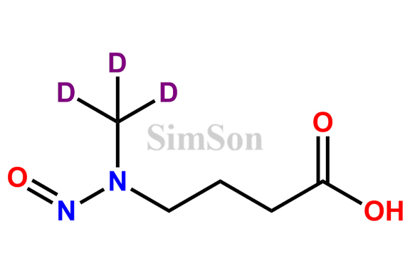 N-Nitroso-N-methyl-4-aminobutyric Acid-D3