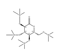  	(3R,4S,5R,6R)-3,4,5-tris(triMethylsilyloxy)-6-((triMethylsilyloxy)Methyl)tetrahydro-2H-pyran-2-one