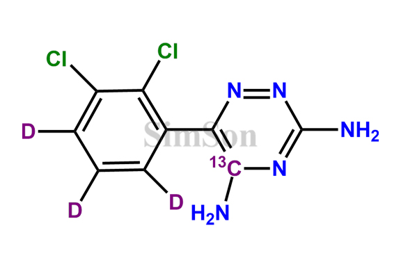 Lamotrigine-13C-D3