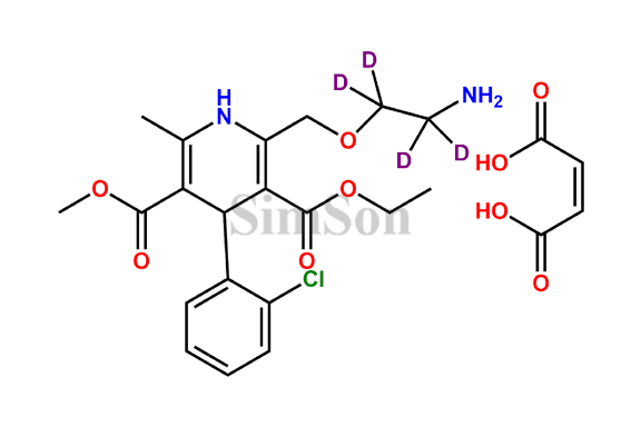 Amlodipine D4 Maleate