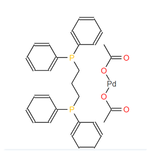 	Diacetato 1,3-bis(diphenyl phosphino) propane palladium (II) Coupling reactions.