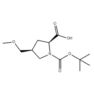 (2S,4S)-1-(tert-butoxycarbonyl)-4-(MethoxyMethyl)pyrrolidine-2-carboxylic acid