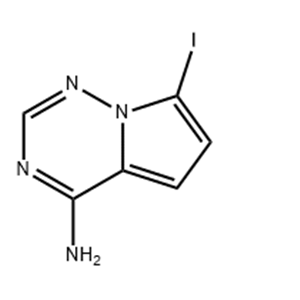 4-amino-7-iodopyrrolo[2,1-f][1,2,4]triazine