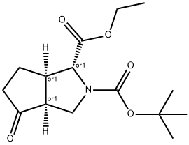 2-tert-butyl 1-ethyl 4-oxo-octahydrocyclopenta[c]pyrrole-1,2-dicarboxylate