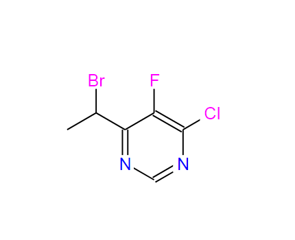 6-(1-Bromoethyl)-4-chloro-5-fluoropyrimidine