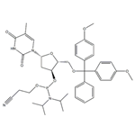 5'-Dimethoxytrityl-3'-deoxythymidine 2'-[(2-cyanoethyl)-(N,N-diisopropyl)]-phosphoramidite