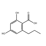 2,4-Dihydroxy-6-propylbenzoic acid