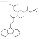 4-Boc-1-Fmoc-2-Piperazine acetic acid