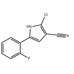 2-chloro-5-(2-fluorophenyl)-1H-pyrrole-3-carbonitrile