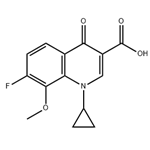 1-cyclopropyl-7-fluoro-8-methoxy-4-oxo-1,4-dihydroquinoline-3-carboxylic acid