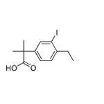 2-(4-ethyl-3-iodophenyl)-2-Methylpropanoic acid