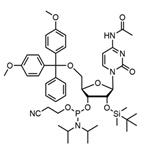  N-Acetyl-5'-O-(4,4-dimethoxytrityl)-2'-O-[(tert-butyl)dimethylsilyl]cytidine-3'-(2-cyanoethyl-N,N-diisopropyl)phosphoramidite