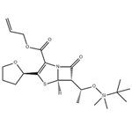 (5R,6S)-6-[(1R)-1-[[(1,1-Dimethylethyl)dimethylsilyl]oxy]ethyl]-7-oxo-3-[(2R)-tetrahydro-2-furanyl]-4-thia-1-azabicyclo[3.2.0]hept-2-ene-2-carboxylic acid 2-propenyl ester