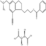 5-[(2R)-2-Aminopropyl]-1-[3-(benzoyloxy)propyl]-2,3-dihydro-1H-indole-7-carbonitrile (2R,3R)-2,3-dihydroxybutanedioate