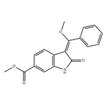 (3E)-2,3-Dihydro-3-(methoxyphenylmethylene)-2-oxo-1H-indole-6-carboxylic acid methyl ester