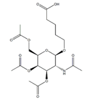 5-[(3,4,6-Tri-O-acetyl-2-acetylamido-2-deoxy-b-D-galactopyranosyl)oxy]pentanoic acid