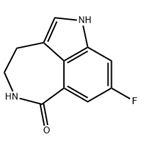 8-fluoro-1,3,4,5-tetrahydro-azepino[5,4,3-cd]indol-6-one