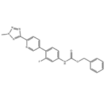 CarbaMic acid, N-[3-fluoro-4-[6-(2-Methyl-2H-tetrazol-5-yl)-3-pyridinyl]phenyl]-, phenylMethyl ester