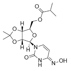 ((3aR,4R,6R,6aR)-6-(4-(hydroxyamino)-2-oxopyrimidin-1(2H)-yl)-2,2-dimethyltetrahydrofuro[3,4-d][1,3]dioxol-4-yl)methyl isobutyrate