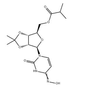 ((3aR,4R,6R,6aR)-6-((E)-4-(hydroxyimino)-2-oxo-3,4-dihydropyrimidin-1(2H)-yl)-2,2-dimethyltetrahydrofuro[3,4-d][1,3]dioxol-4-yl)methyl isobutyrate