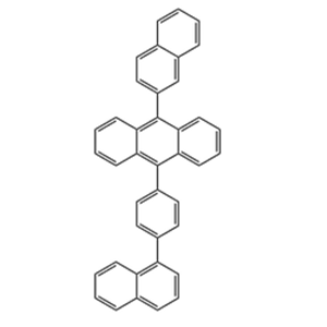 ANTHRACENE, 9-(2-NAPHTHALENYL)-10-[4-(1-NAPHTHALENYL)PHENYL]-