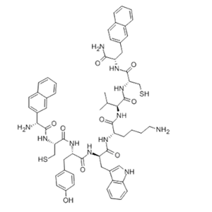 H-D-2-NAL-CYS-TYR-D-TRP-LYS-VAL-CYS-2-NAL-NH2