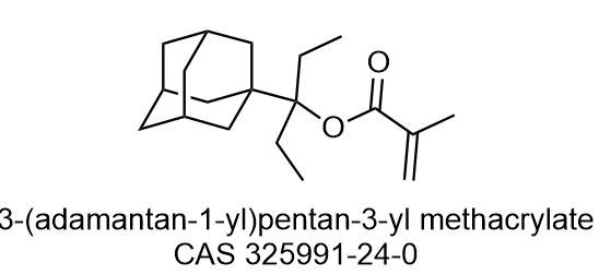 3-(adamantan-1-yl)pentan-3-yl methacrylate