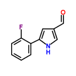  1H-Pyrrole-3-carboxaldehyde, 5-(2-fluorophenyl)-