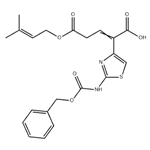 2-[2-[[(Phenylmethoxy)carbonyl]amino]-4-thiazolyl]-2-pentenedioic acid 5-(3-methyl-2-butenyl) ester